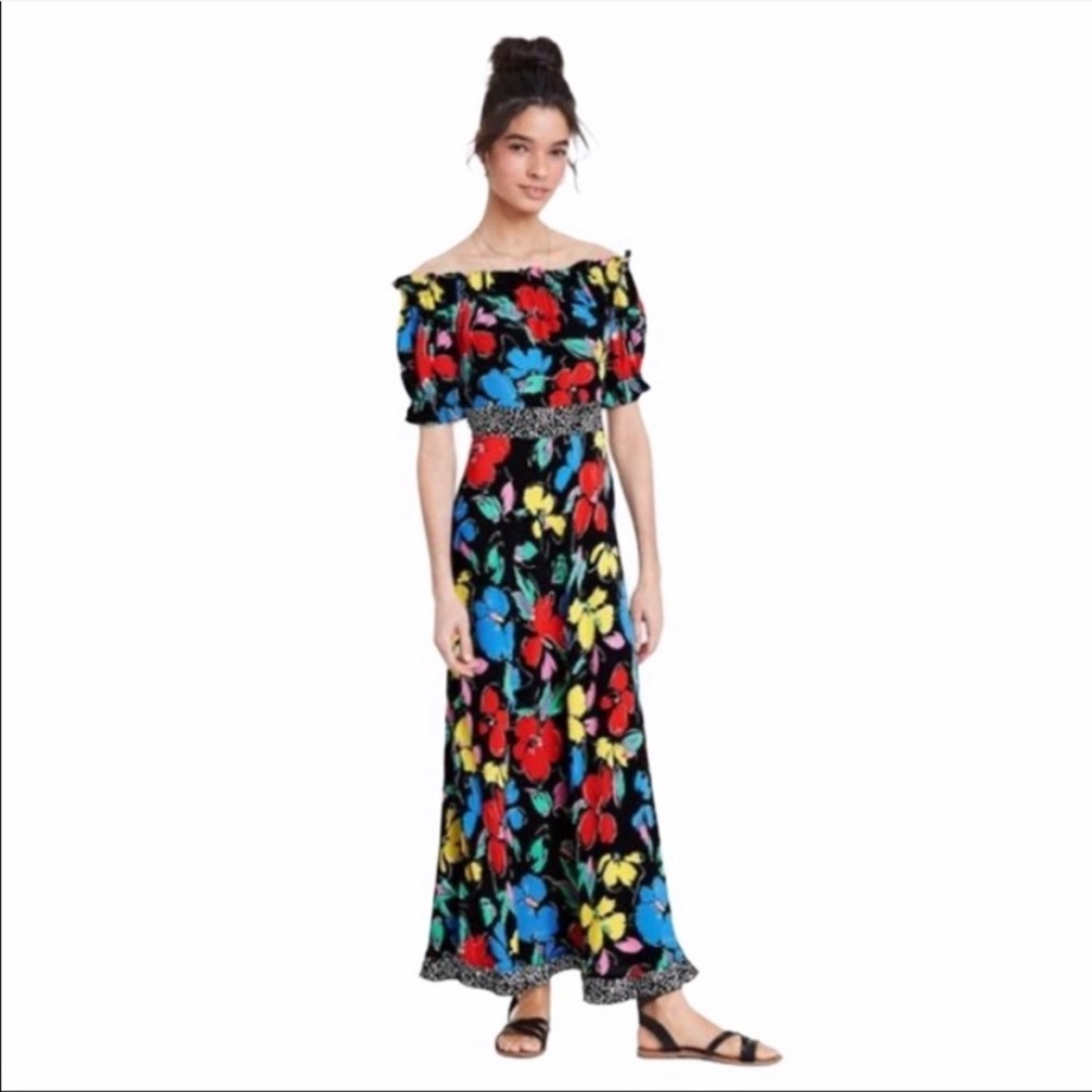 8 RIXO for Target Floral Off the Shoulder Dress - Picture 6 of 10